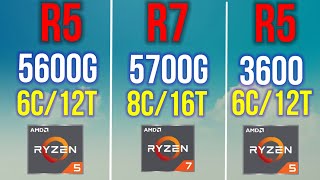 R5 5600G VS R7 5700G VS R5 3600 WITH RTX3090 ON 1080P WHO IS BEST GAMING CPU IN 2021 [upl. by Evangelist579]