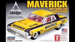 Lindberg Maverick 1964 Dodge 330 Super Stock [upl. by Elizabet]