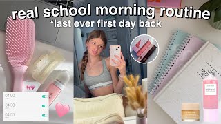 Y11 BACK TO SCHOOL MORNING ROUTINE last ever first day back 🩷 [upl. by Yra]