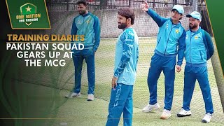 Training Diaries from Australia Pakistan Squad Gears up at the MCG  PCB  MA2A [upl. by Danforth]