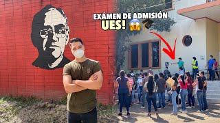 Así se vivió el EXAMEN de ADMISIÓN de la UES 😱 ¿Que tan difícil es 🤔 [upl. by Inotna]