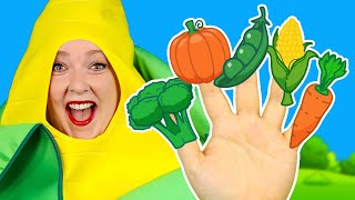 Vegetables Finger Family 🌽🥦🥕 Kids Nursery Rhymes [upl. by Eceinwahs]