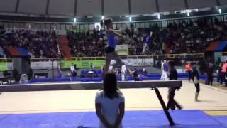 Carlotta Ferlito si riscalda prima del Grand Prix di Ginnastica [upl. by Gibeon]