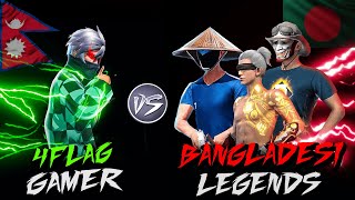 4FLAG GAMER Vs M1NX NS TWINS Bonex4 FF  1 Vs 3☠️ Fight for Legacy🔥 [upl. by Maureen]