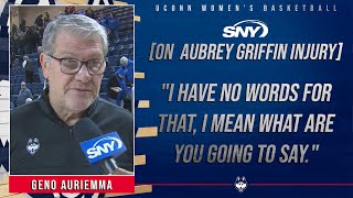 Geno Auriemma on the win over Creighton injury to Aubrey Griffin  SNY [upl. by Isabeau]