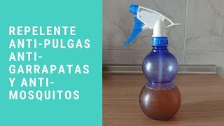 Repelente NATURAL antipulgas antigarrapatas y antimosquitos para perros [upl. by Valencia111]