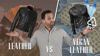 TRUTHS about VEGAN vs REAL Leather [upl. by Aleemaj]