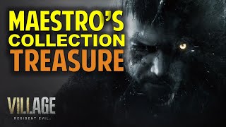 Maestro’s Collection Treasure Key amp Code Location  Resident Evil 8 Village RE8 Guide [upl. by Ellwood]