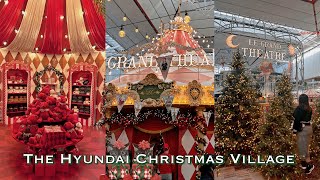 🎄더현대서울 크리스마스빌리지 현장대기 핑구 팝업스토어 Vlog❄️  The Hyundai Christmas Village [upl. by Relyat669]