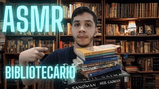 ASMR ROLEPLAY  BIBLIOTECÁRIO INICIANTE [upl. by Cash]