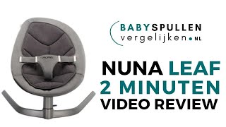 Nuna Leaf wipstoel review nederlands [upl. by Ayatal]