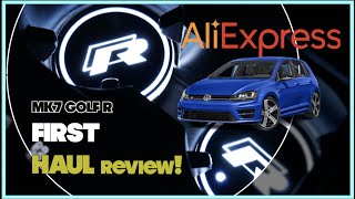 Purchased a bunch of CHEAP items for the MK7 Golf GTI R  First AliExpress Haul Review [upl. by Annodas]