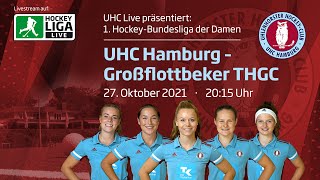 UHC Live  UHC vs GTHGC  1 Hockey Bundesliga Damen  27102021  2015 h [upl. by Aicirpac]