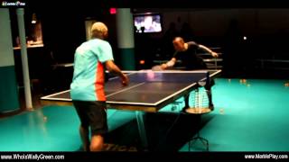 MarblePlayTV The Spin on Wally Green Ping Pong Pro [upl. by Zahc]