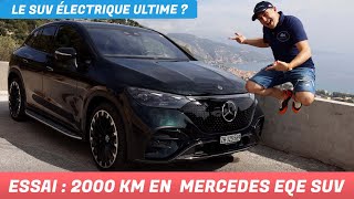 ESSAI COMPLET Mercedes EQE SUV  le MEILLEUR SUV électrique premium [upl. by Aynat]