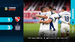 INDEPENDIENTE 1  3 TALLERES  Resumen del partido  TorneoBetano 2024 [upl. by Aleakcim]