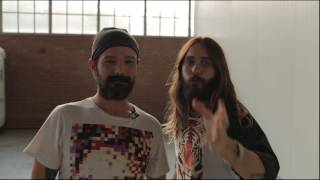 VIDEO pentru Romania Jared Leto amp Tomo Miličević  Thirty Seconds to Mars [upl. by Efar]