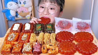 여수언니 봄날엔약과 골든피스 약과🥮 디저트 먹방 Dessert Mukbang [upl. by Topping]