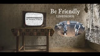 Be Friendly  Linedance Official Line Dance Demo Choreography Ole Jacobson amp Nina K 1124 [upl. by Wirth722]