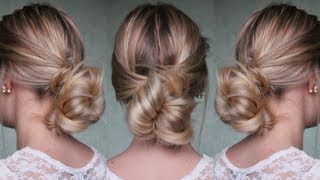 ✄ Chignon flou [upl. by Nosreip]