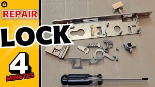 repair and mortise lock just in 4 minutes install door lock [upl. by Aiselad]