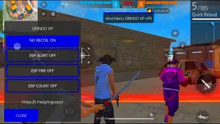 GRINGO XP V90  OB45 FF HACK  FREE FIRE MOD MENU  GRINGO XP HACK  MOD MENU FREE FIRE  FF HACK [upl. by Herod]