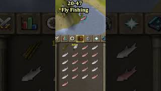 Quick 99 Fishing Guide osrs shorts [upl. by Enawyd]