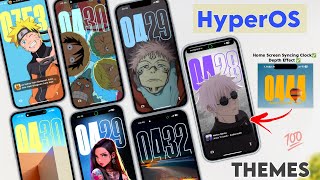 Xiaomi HyperOS New Theme  Depth Wallpaper amp AOD amp Dynamic Island Apply Now ✅ Miui 14 New Themes ✨ [upl. by Gmur859]