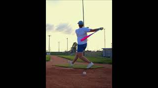 Garrett Luett swinging the Soldier Tank BBCOR Bat baseball athlete baseballlife sports [upl. by Owens]