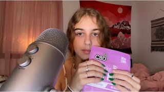 ASMR december glossybox unboxing  tapping whispering and crinkles [upl. by Ossy]