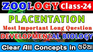 🎯 PLACENTATION IN MAMMALS  DEVELOPMENTAL BIOLOGY  CONCEPT CLEAR By  Pratikshya Mishra [upl. by Uriisa]