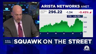 Cramer’s Stop Trading Arista Networks [upl. by Sinnylg]