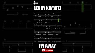 Fly Away By lennykravitz basstabs [upl. by Jallier]