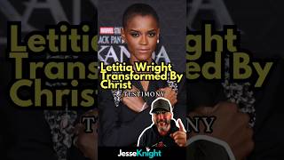 Letitia Wright I Gave My Life To Jesus 🔥faith jesuschrist celebrity shorts truth hollywood [upl. by Eade]