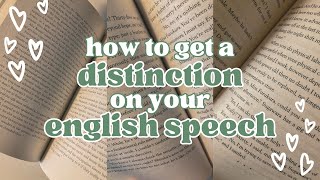 how to get a distinction on english GCSE speaking exam  public speaking advice [upl. by Elyl168]