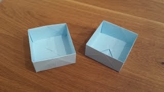 How To Make a Paper Box  Origami [upl. by Garrot]