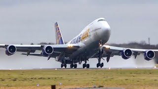 4K 100 planes landing and take off in 1 HOUR The best of plane spotting 2018 [upl. by Nnylyaj801]