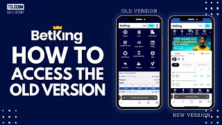 HOW TO ACCESS BETKING OLD MOBILE APP  TELECOM ASIA SPORT [upl. by Quintilla]