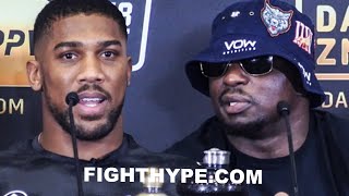 ANTHONY JOSHUA VS DILLIAN WHYTE 2 PRESS CONFERENCE [upl. by Aetnahc]