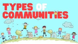 Types of Communities  Learn about communities for kids and help them learn how to identify them [upl. by Tai57]