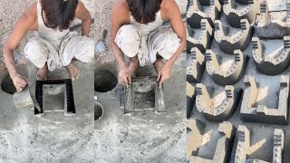 Woodsaving Stove Made of Cement stoveamazing viralvideo making [upl. by Bolger]