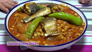 الملثوث التونسي بالحوت  couscous tunisien au poissonCuisinetunisiennezakia [upl. by Aniuqahs886]