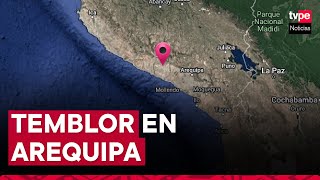 Temblor en Arequipa hoy miércoles 20 de diciembre IGP reportó sismo de 60 de magnitud [upl. by Tnomed]