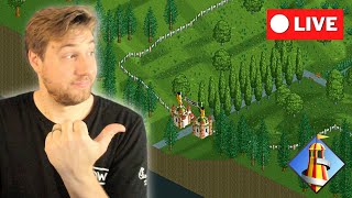 🔴 LIVE  Evergreen Gardens RollerCoaster Tycoon 2 [upl. by Ase]