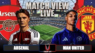 ARSENAL 21 MANCHESTER UNITED LIVE  PRESEASON MATCH VIEW [upl. by Hillary]