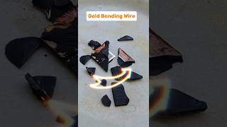 Gold Bonding Wire Inside IC Chips goldrecovery golddiscovery icchip [upl. by Dee Dee100]