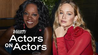 Jennifer Lawrence amp Viola Davis  Actors on Actors [upl. by Hsan]