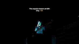 Unpaid Viewers from Hotel Balcony at Gift City Diljit Dosanjh Concert diljitdosanjh giftcity [upl. by Gnirps]