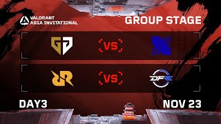 GEN vs DRX  RRQ vs DFM  Group Stage  DAY 3  VALORANT Radiant Asia Invitational [upl. by Maier]