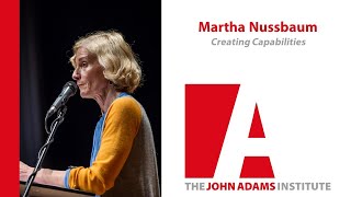 Martha Nussbaum on Creating Capabilities  The John Adams Institute [upl. by Goetz]